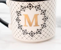 Mug Mono M - Noir/Or, 480ml
