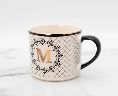 Mug Mono M - Noir/Or, 480ml