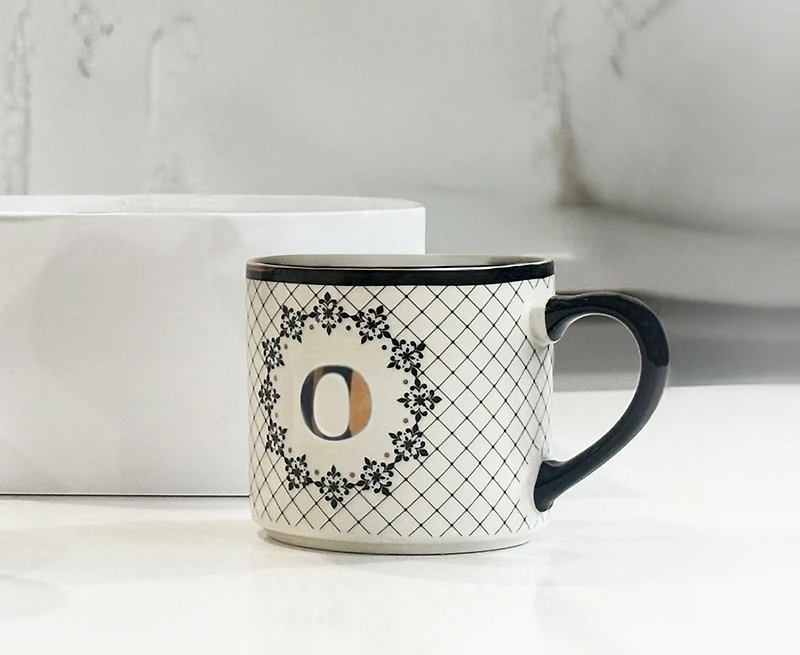 Mono O Mug - Black/Gold, 480 ml
