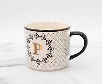 Mono P Mug - Black/Gold, 480ml