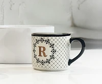 Mono R Mug - Black/Gold, 480ml