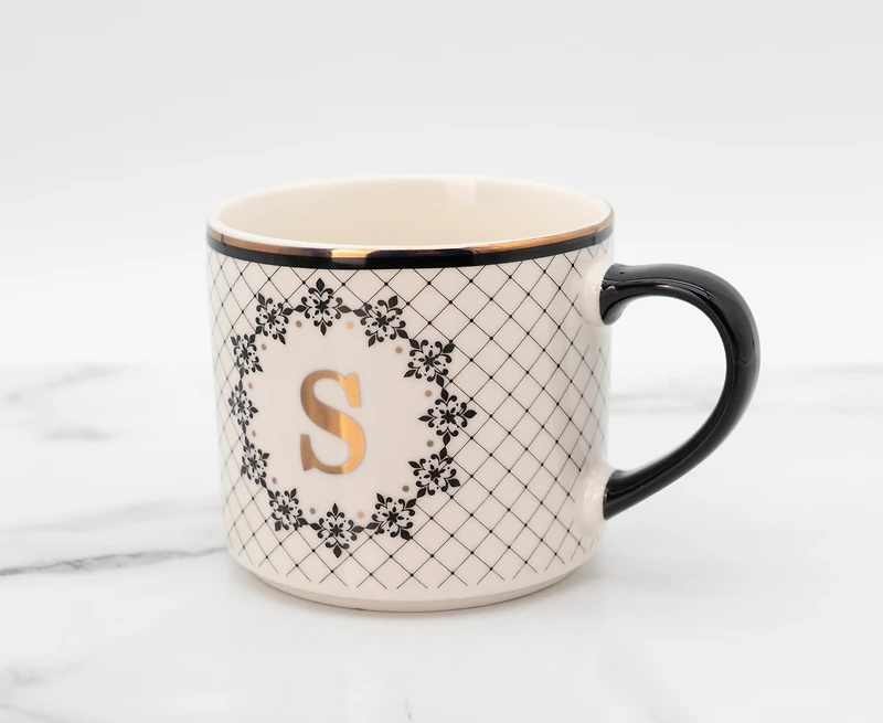 Mono S Mug - Black/Gold, 480ml