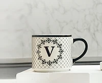 Mono V Mug - Black/Gold; 480ml