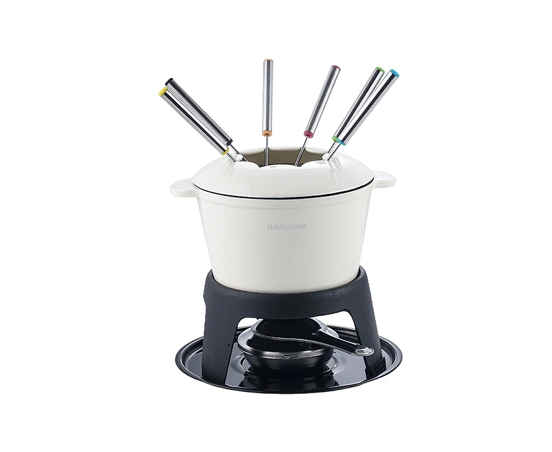 Cast Iron Fondue Set