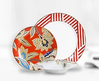 Service de vaisselle Genoa 12 pièces, porcelaine