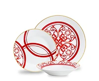 Vittoria 12-Piece Dinnerware Set, Porcelain