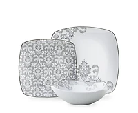 Luxe Damas 12-Piece Dinnerware Set