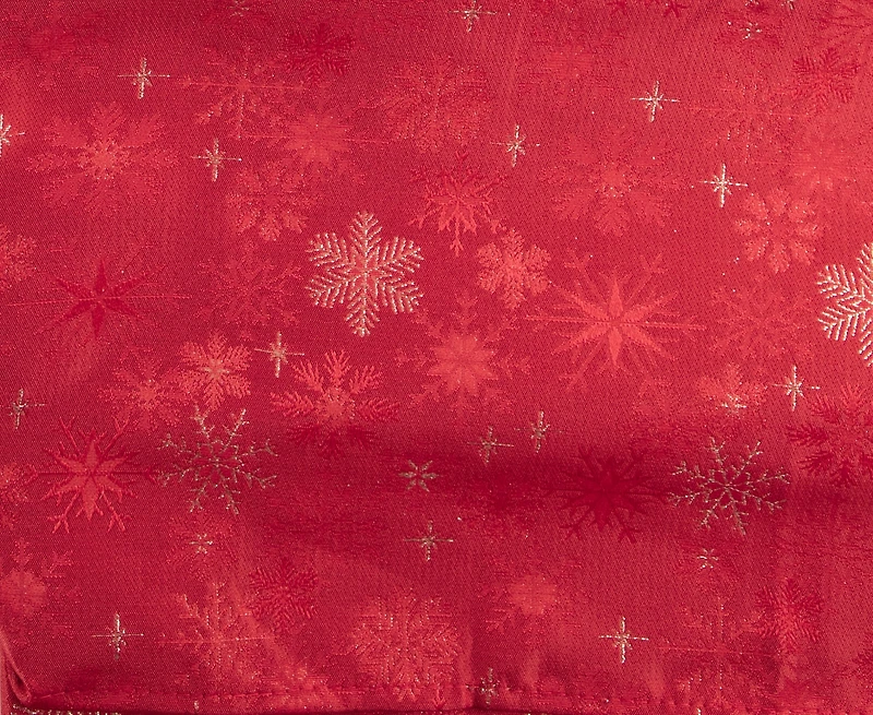 Holiday Tablecloth 58x84, Red/Gold