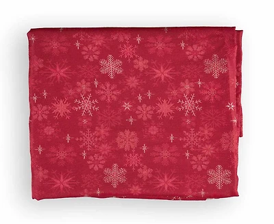 Holiday Tablecloth 58x120", Red/Gold