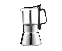 Olimpico Espresso Maker Glass S/S, 6 Cups
