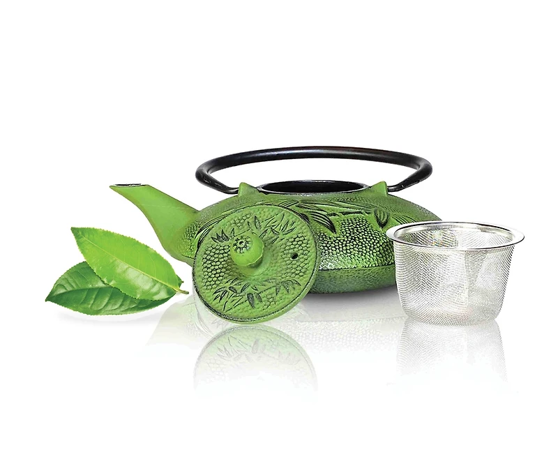 Bamboo Cast Iron Teapot 800ml