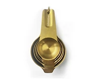 Tasses à mesurer en acier inoxydable doré