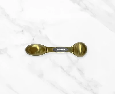 Set de cuillères à mesurer en acier inoxydable doré