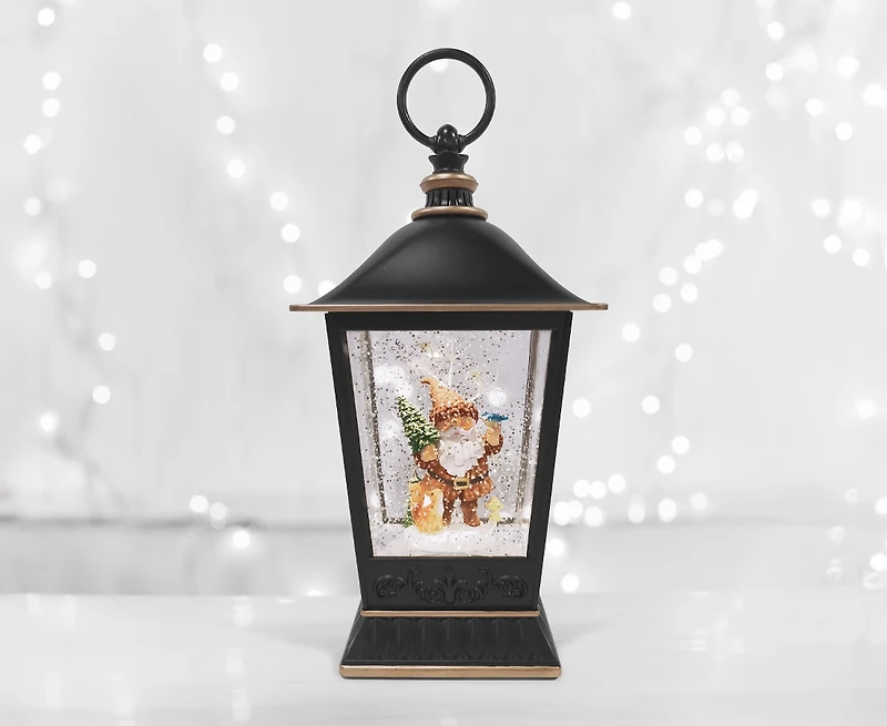 Santa LED Water Lantern 12x12x27.5 cm
