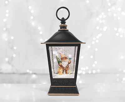 Santa LED Water Lantern 12x12x27.5 cm