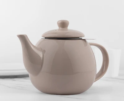Théière Verdora avec filtre, 27 oz, Taupe