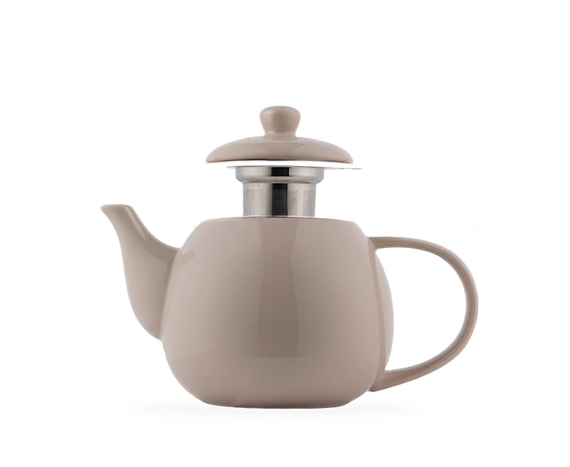 Théière Verdora avec filtre, 27 oz, Taupe
