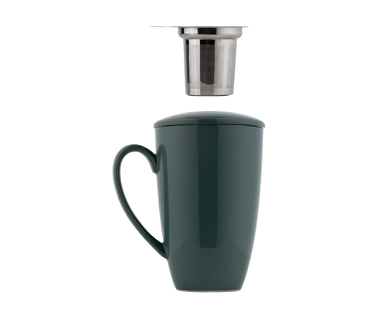 Mug Verdora avec infuseur et couvercle, 500ml, vert