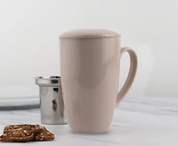 Verdora Mug with Infuser & Lid 500ml, Taupe