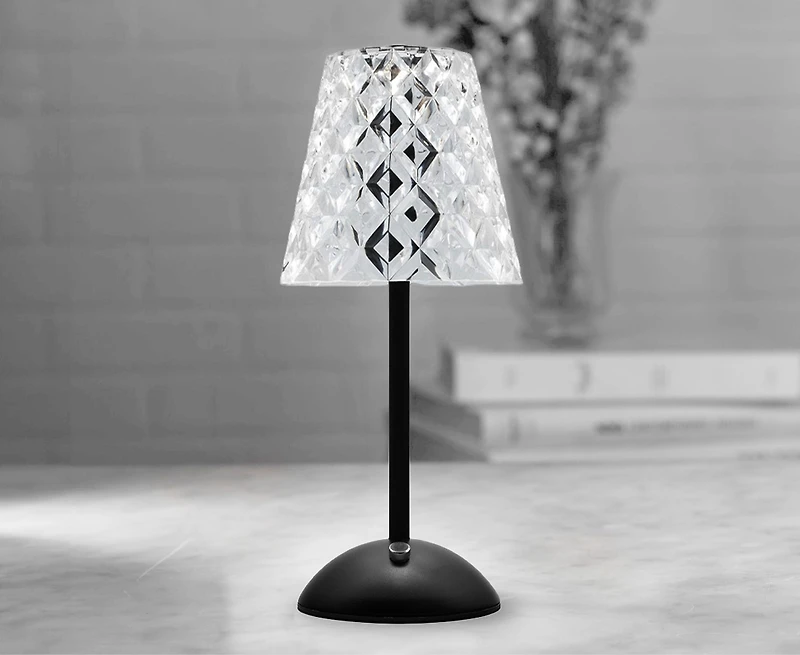 Pwp Aurora LED Lamp Black/Clear
