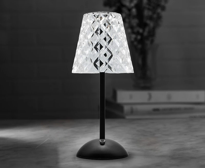 Pwp Aurora LED Lamp Black/Clear