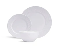 Snowlace 12pc Porcelain Dinnerware Set