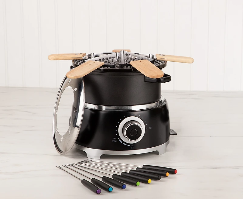 Remy Olivier Pro Fondue Set, 2L, 1200W