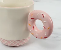 Stokes Donut Mug, Pink