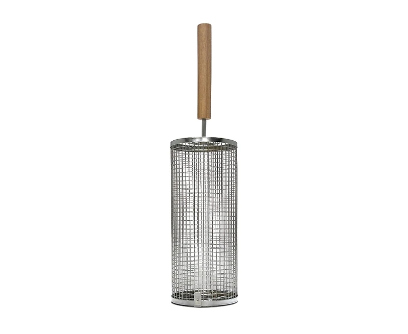 Grill Basket with Wooden Handle