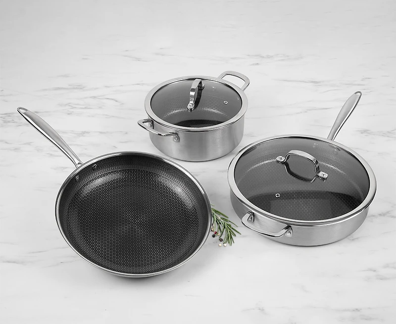Remy Olivier Tri-Ply Steel Dutch Oven 24x10.5cm