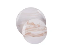 Marble Beige 12-Piece Dinnerware Set