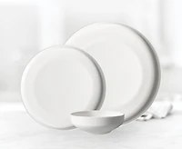 Auspicious Clouds 12-Piece White Dinnerware Set