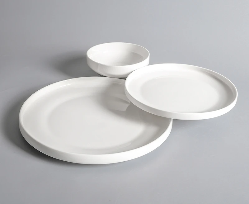 Auspicious Clouds 12-Piece White Dinnerware Set