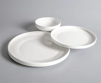 Auspicious Clouds 12-Piece White Dinnerware Set