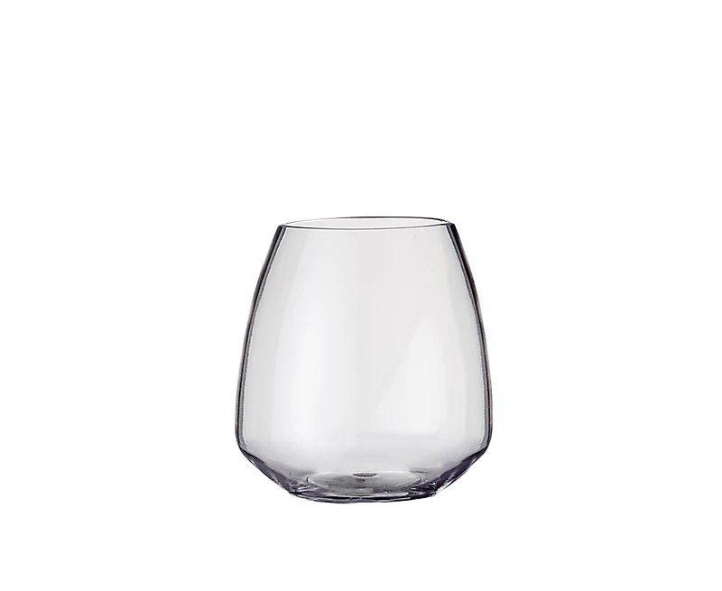Lucent 4-Piece Stemless Wine Glass Set