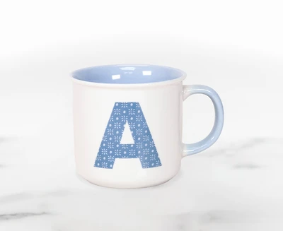 Marly Monogram Mug A, Blue 410ml