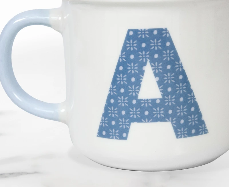 Marly Monogram Mug A, Blue 410ml