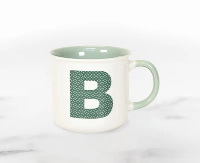 Marly Monogram Mug B, Green 410ml