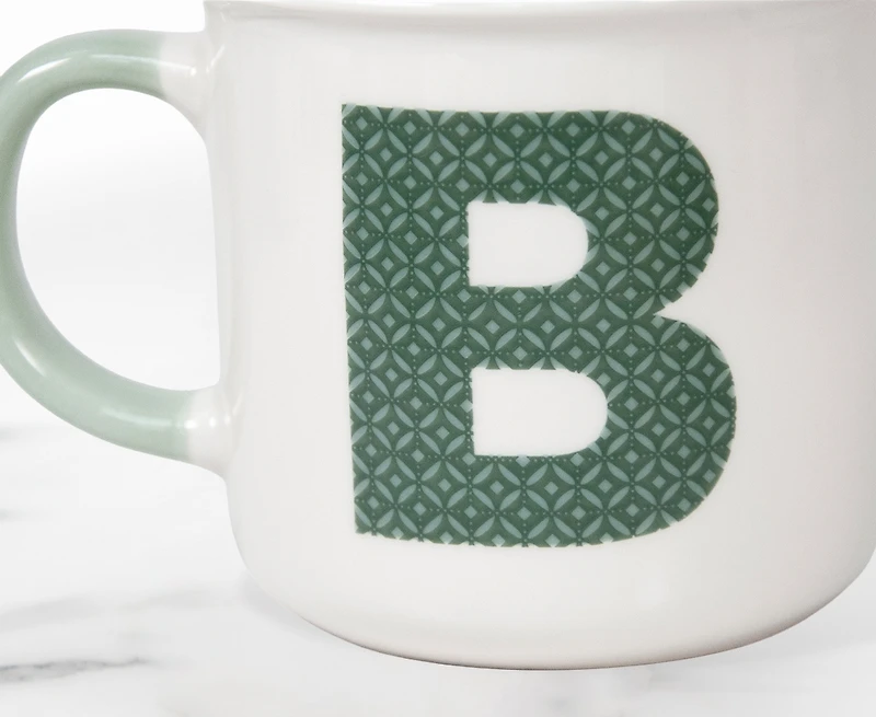 Marly Monogram Mug B, Green 410ml