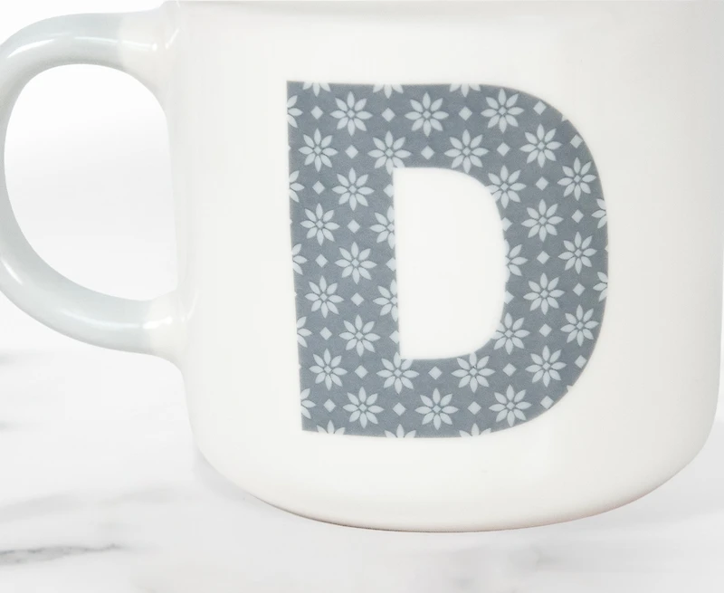 Marly Monogram Mug D, Grey 410ml