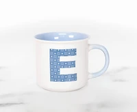 Tasse Marly Monogramme E, Bleue – 410 ml