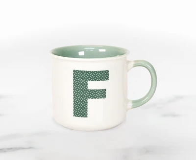 Mug Marly Monogramme F, Vert 410 ml