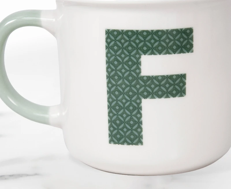 Marly Monogram Mug F, Green 410ml