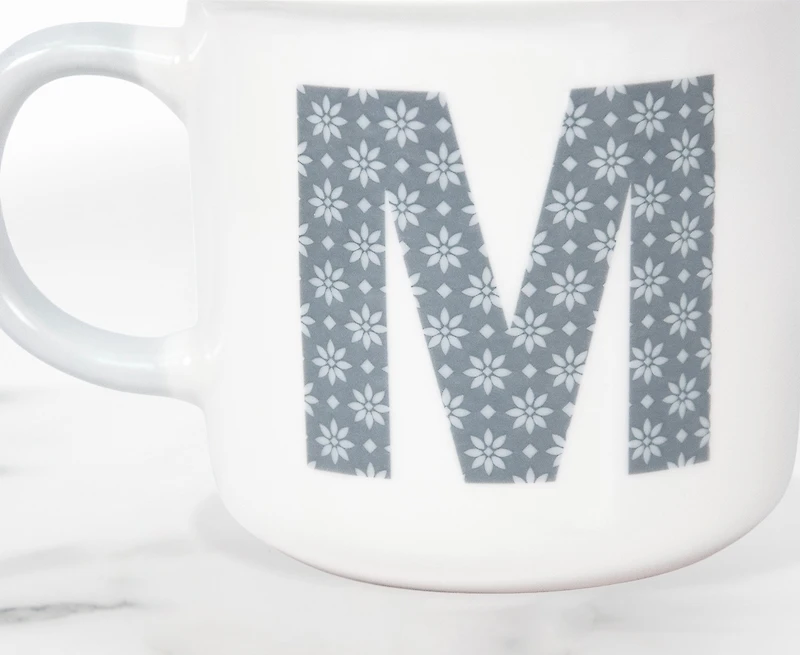 Marly Monogram Mug M, Grey 410ml