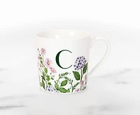 Meadow Monogram Mug C, Hydrangea 400ml
