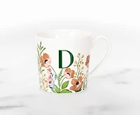 Meadow Monogram Mug D, California Poppy 400ml