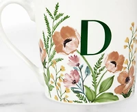 Meadow Monogram Mug D, California Poppy 400ml