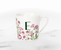 Meadow Monogram Mug E, Sweet Pea 400ml