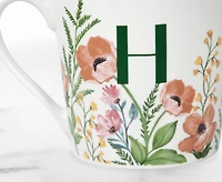 Meadow Monogram Mug H, 400ml