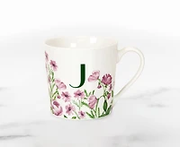 Meadow Monogram Mug J, Sweet Pea 400ml